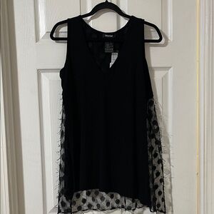 NWT Isabel de Pedro Elegant Black Top